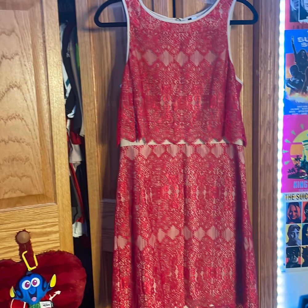 Red dress